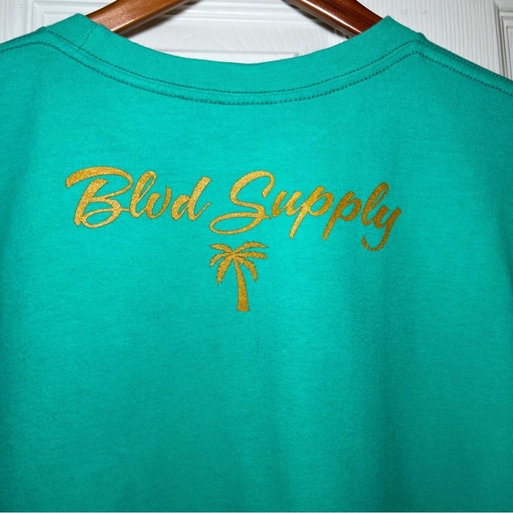Blvd Supply Black Card Tee - Teal - Picture 5 of 8